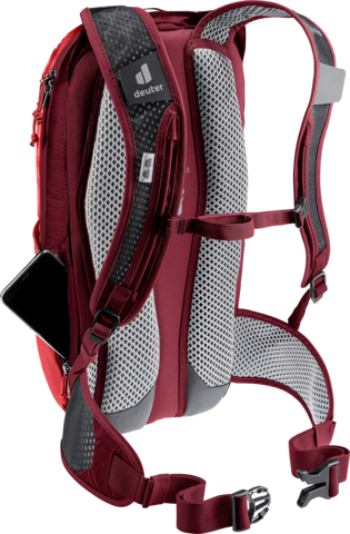 Картинка рюкзак велосипедный Deuter Race 8 Cherry/Masala - 9