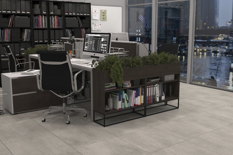 Керамогранит GRS07-17 Madain blanch молочный цемент 60x60 Gresse