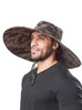 Картинка шляпа Skully Wear extra wide Brim khaki camo - 10