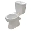 Aquatek AQ2780-00  AQ2780-00 КАИР Унитаз напольный  с бачком 660*360*720, косой выпуск, сиденье из полипропилена, крепеж
