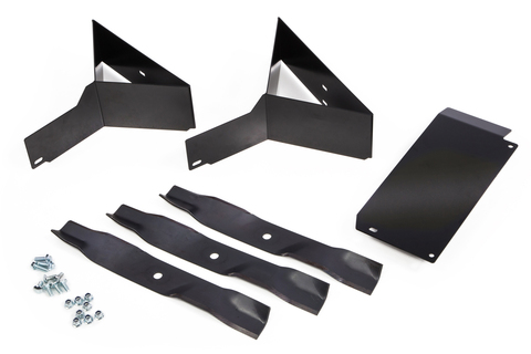 Комплект заглушек для мульчирования + комплект ножей для мульчирования (3 шт.) для райдера Greenworks 152 см, (7500807)