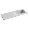 Ceramica Nova CN7021 CN7021 Раковина мебельная Grace прямоугольная 1210*457*137, с чашей справа и отвер. под смеситель, б