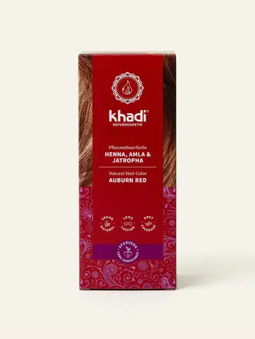 ХНА, АМЛА и ЯТРОФА натуральная краска для волос Khadi Naturprodukte, 100 гр