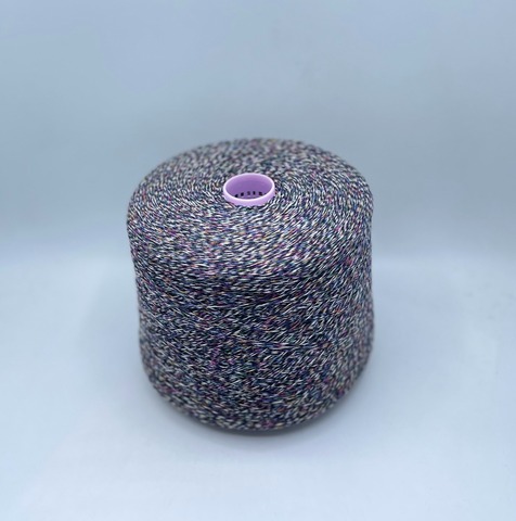 Бобинная пряжа (пр.Италия),art-4364 2/15 750м/100гр. 8% Хлопок, 75% Меринос, 17% Полиамид, цвет-Мозаика(330/580), арт.35059