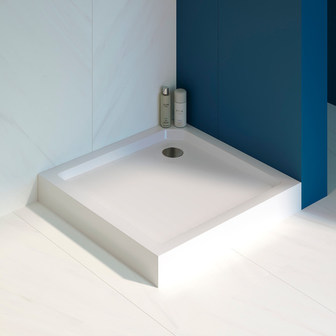 RGW 12350188-01 Душевой поддон 80*80*14 RGW SMC-C-088W Белый/Квадрат ? 90 мм  (6 ножек в комплекте )