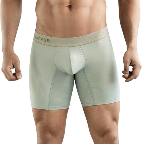 Мужские трусы боксеры светло-зеленые Clever GENIE LONG BOXER 177810