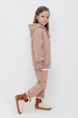 брюки  для девочки  КР 400731/беж к507