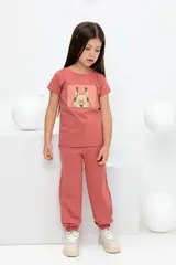брюки  для девочки  КР 400584/пыльный кедр к401