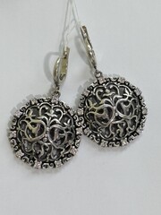 Самарканд (серьги из серебра)