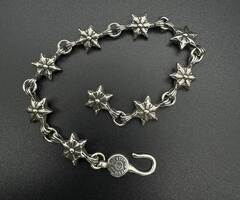 braslet-six-stars-iz-stali-s-poserebreniem-style-by-chrome-hearts