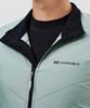 Премиальный костюм для лыж и зимнего бега Nordski Hybrid Pro 2.0 Ice Mint/Black мужской