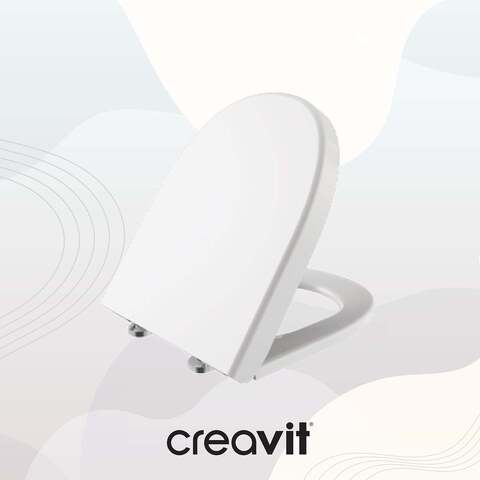 Creavit KC1703.03.0000E Крышка дуропласт микролифт