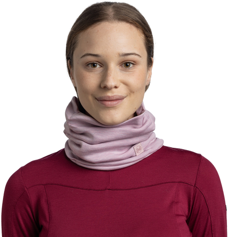 Бандана-труба Buff Merino Heavyweight Solid Lilac Sand фото 2