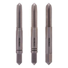 Метчик М 5,0х0,8 (Комплект 3шт) DIN352 HSS-G 6h 50мм a=4,9 Terrax by Ruko 230050TX