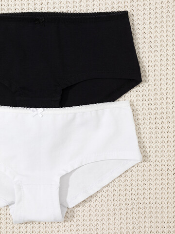 набор трусы/ уп  для девочки  К 1964-2уп/белый,черный