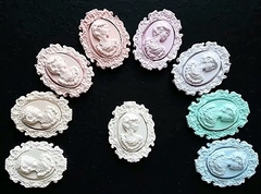 Силиконовый молд Камея № 44