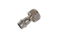 Соединитель Valtec с накидной гайкой нерж. сталь 15х3/4