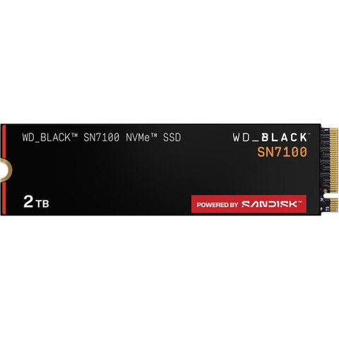 SSD диск WD 2TB WD_BLACK SN7100 NVMe PCIe 4.0 M.2 Internal SSD