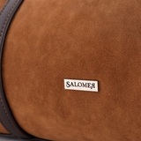 Сумка Саломея 600 эко-замша миндаль