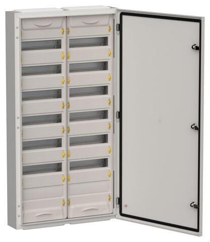 TITAN 5 Корпус мет. ЩРн-168 (2х84) 1085х570х140 IP54 сер IEK