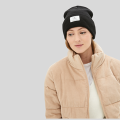 Шапка Alpha Industries Essential Beanie Black (Черная)
