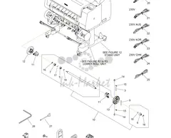Canon - QM4-6725 - Right Spool Flange
