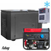 Бензиновый генератор в зимнем кожухе с блоком АВР Fubag BS 7500 A ES DUPLEX/1200SCW RAL 7024 — фото 1