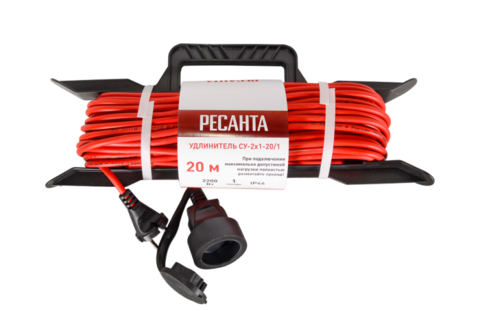Удлинитель силовой на раме Ресанта СУ-2х1-20/1 (IP44)