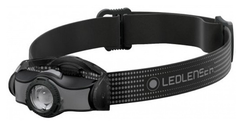 Фонарь налобный Led Lenser MH3, чёрный/серый, светодиодный, 200lx AAx1 (501597)