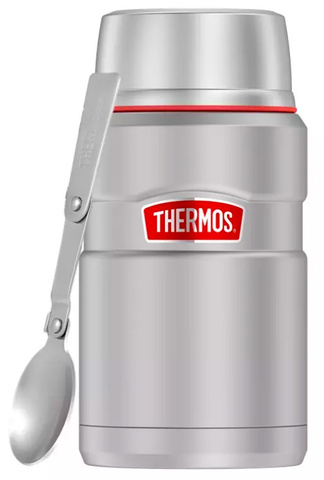 Термос для еды Thermos SK3020 RCMS 0.71л. серый/красный картонная коробка (375971)