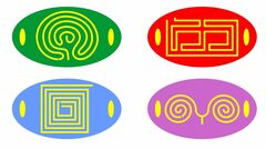 Набор панелей-лабиринтов «Цветной»