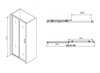 Abber AG30130B Душевая дверь ABBER Schwarzer Diamant AG30130B