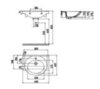 CREAVIT Раковина мебельная/подвесная (65см) ET065.00000