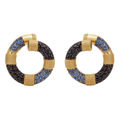 Серьги c Cапфирами, E0293-0/1