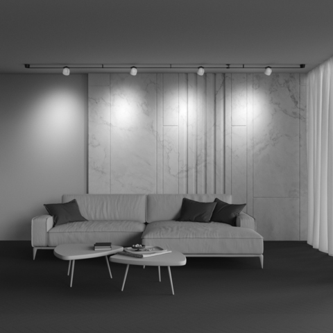 Трековый светодиодный светильник Maytoni Cup TR124B-12W3K-M-W