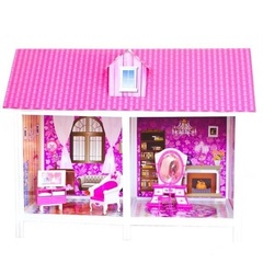 PAREMO Одноэтажный кукольный дом (2 комнаты, 1 кукла) (PPCD116)