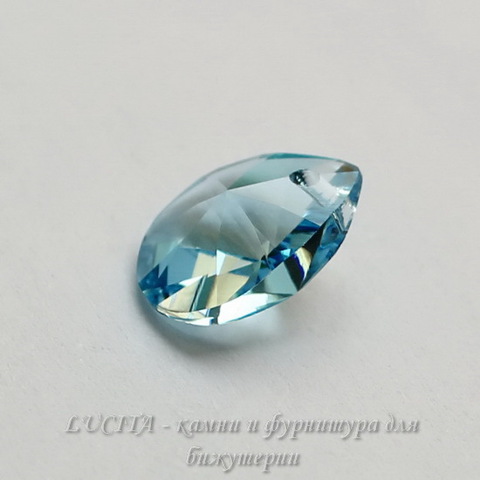 6128 Подвеска Сваровски Капля Aquamarine (12 мм) ()