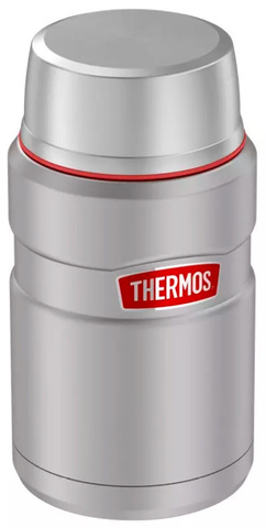 Термос для еды Thermos SK3020 RCMS 0.71л. серый/красный картонная коробка (375971)