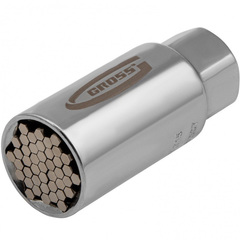 Головка торцевая многоразмерная CrV 6-21 под квадрат 3/8