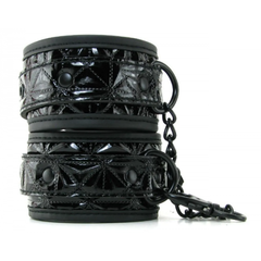 Оковы для ног на цепочке Luxury fetish черные