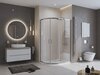BelBagno TRAY-MR-UNO-RH-120/80-550-35-W-R-CR Поддон из искусственного мрамора в комплекте с сифоном с декоративной накладкой (хром)