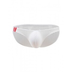 Мужские трусы из дышащей сетки белые (M)