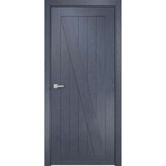 Купить Межкомнатная дверь шпон Лофт 3 дуб графит глухая