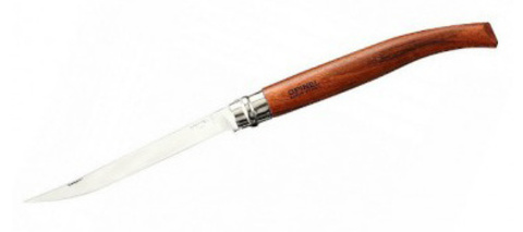 Нож складной перочинный Opinel Slim Bubinga №08 8VRI, 180 mm, коричневый (000015)