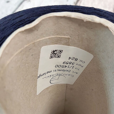 Смесовка с кашемиром (10%) PAPI FABIO DOLOMITI 1/1450 темно-синий