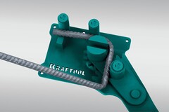 KRAFTOOL 16D, 6-16 мм, острый и плавный гиб, ручной станок для гибки арматуры c зубчатой передачей (23301)