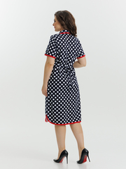 4572 Халат на пуговицах