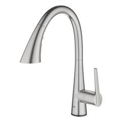 Смеситель для мойки сенсорный с выдвижным изливом Grohe Zedra Touch 30219DC2 фото