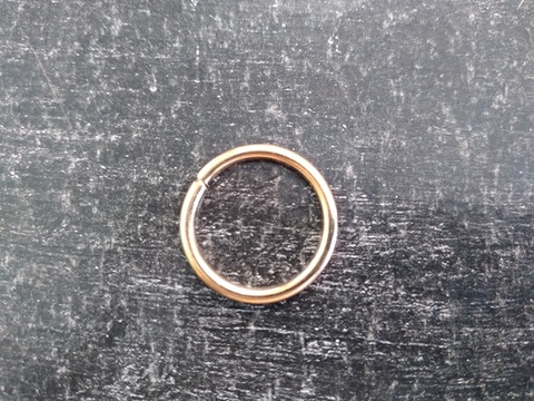 кольцо разделительное 2см цвет золото