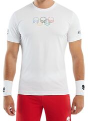 Футболка теннисная Hydrogen Olympic Skull Tech T-Shirt - white